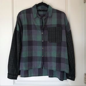 Cropped flannel